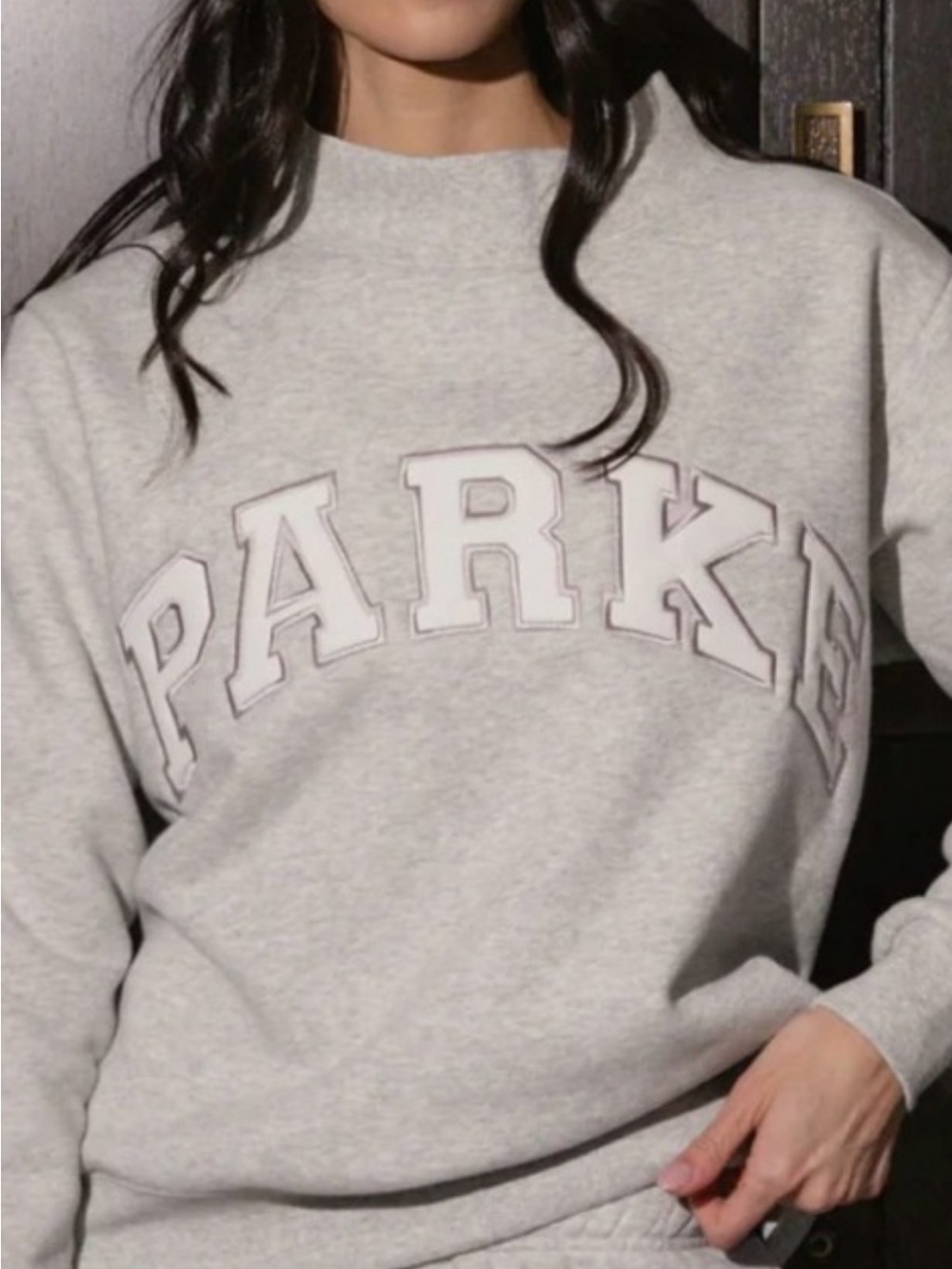 PARKE Grey/metallic Sweatshirt -from sold out collection